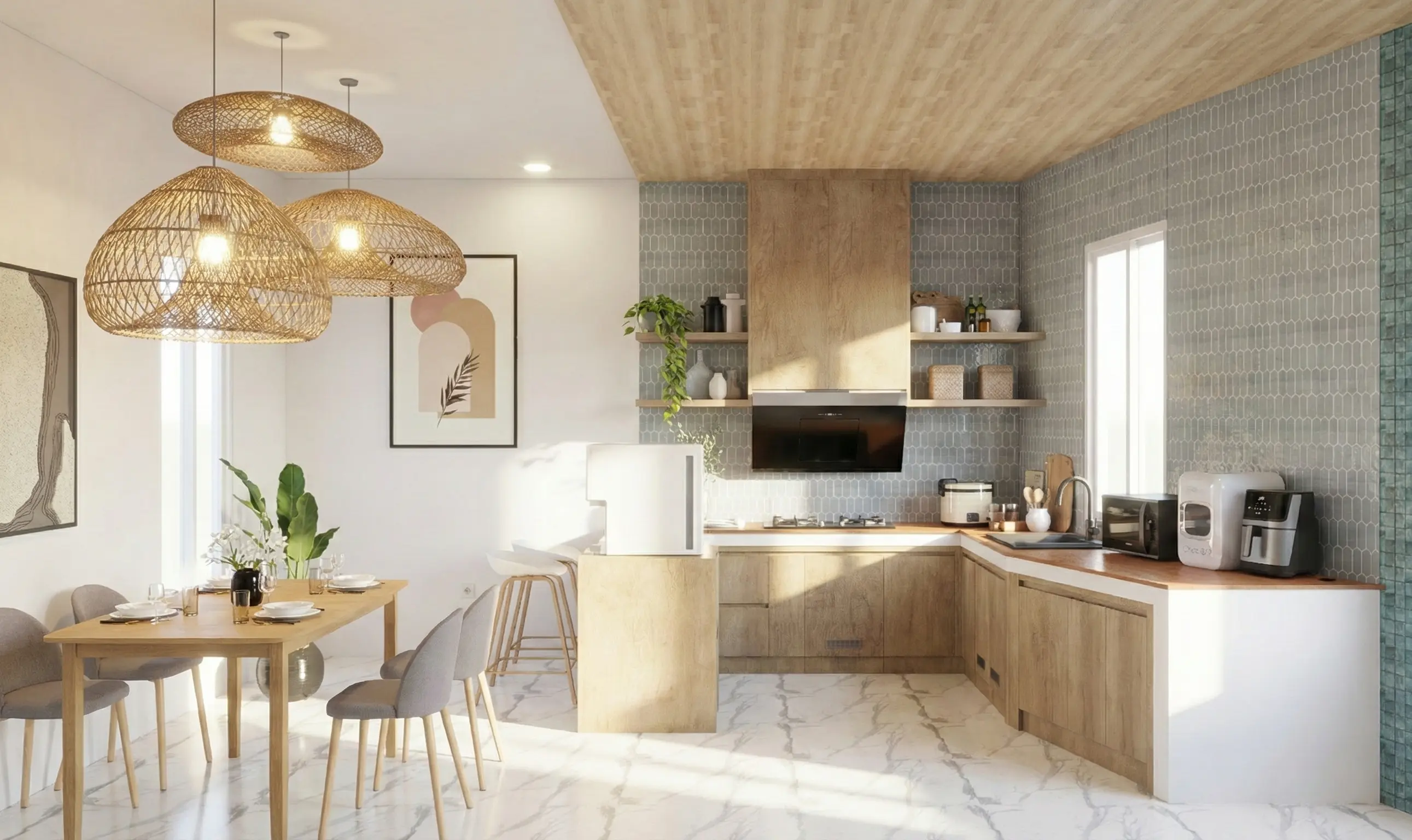 Arkhipus Living & Kitchen | Japandi Interior Design 2025 gallery 2