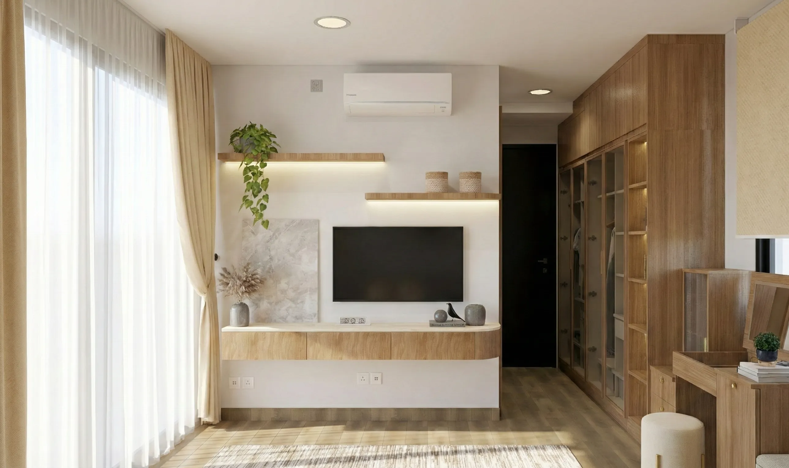 Shila at Sawangan Japandi Bedroom